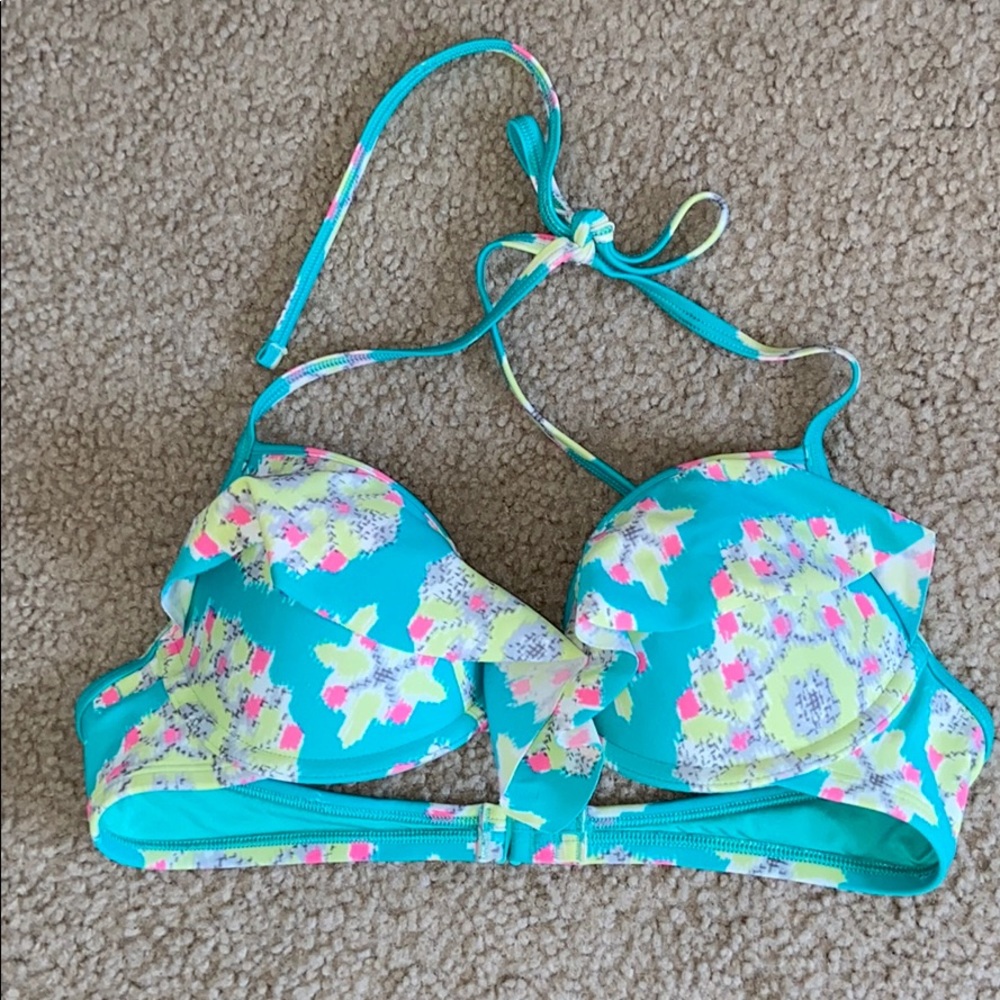 Aerie ruffle swim top 34B Bridget